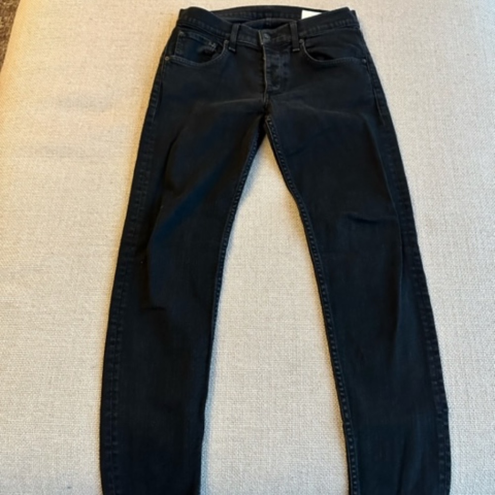 Rag & Bone Men's Black Skinny Jeans - 31